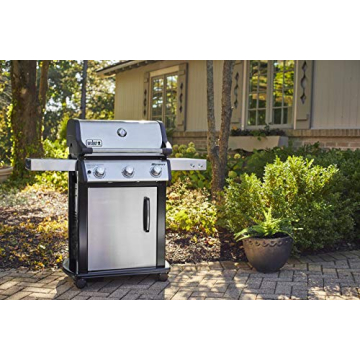 Weber Spirit S-315 Liquid Propane Gas Grill, Stainless Steel