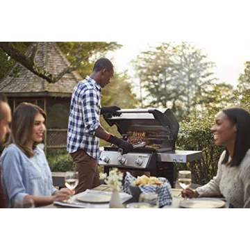 Weber Spirit S-315 Liquid Propane Gas Grill, Stainless Steel