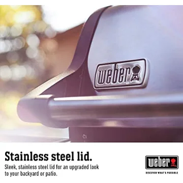 Weber Spirit S-315 Liquid Propane Gas Grill, Stainless Steel