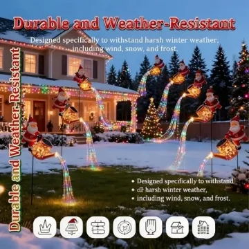 Christmas Solar Kettle Lights for Festive Yard Decoration