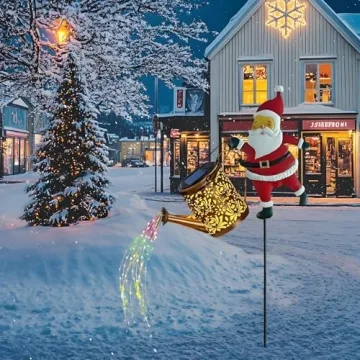 Christmas Solar Kettle Lights for Festive Yard Decoration