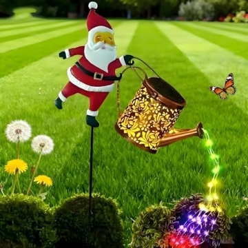 Christmas Solar Kettle Lights for Festive Yard Decoration