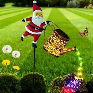 Christmas Solar Kettle Lights for Festive Yard Decoration