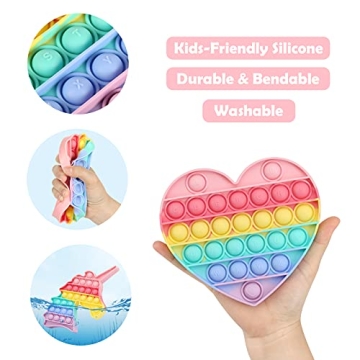 HiUnicorn Pop Poppers - 4 Pack Unicorn Fidget Toy Set