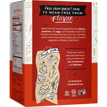 Absolutely Gluten Free Crackers Delicous Flavor 3-Pack