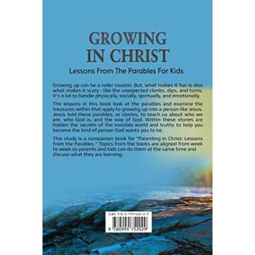 Growing In Christ: Lessons From The Parables For Kids (Parenting in Christ)