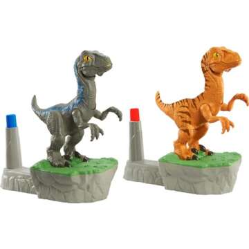 Battling Raptors: Mattel Games Rock 'Em Sock 'Em Edition