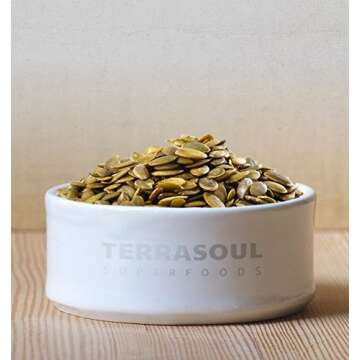 Terrasoul Superfoods Organic Pumpkin Seeds, 4 Lbs - Premium Quality, Fresh, Raw, Unsalted