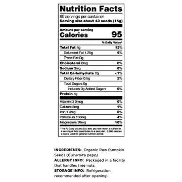 Terrasoul Superfoods Organic Pumpkin Seeds, 4 Lbs - Premium Quality, Fresh, Raw, Unsalted