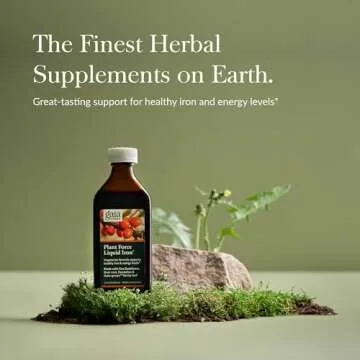 Gaia Herbs Liquid Iron for Energy & Iron Support - 8.5 Fl Oz