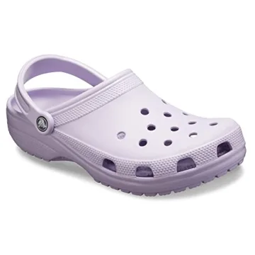 Crocs Unisex Classic Clogs - Lavender Comfort Footwear