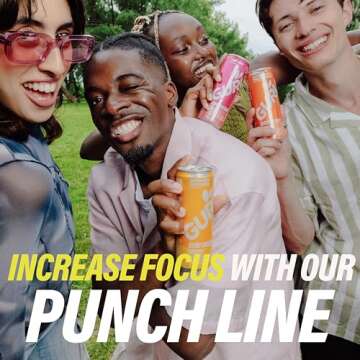 GURU Peach Mango Punch Organic Energy Drink - 140MG Caffeine