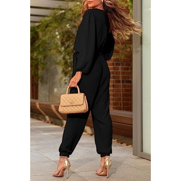 PRETTYGARDEN Women's Elegant Fall Jumpsuit for All Occasions