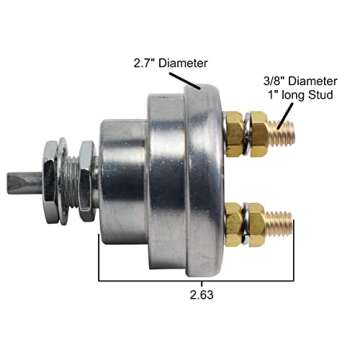 Fastronix 3/8" 180/1000 Amp Battery Disconnect Switch