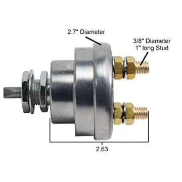 Fastronix 3/8" 180/1000 Amp Battery Disconnect Switch