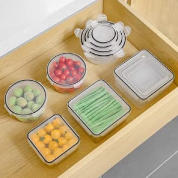 36 PCS Airtight Food Storage Containers - Stackable & Durable