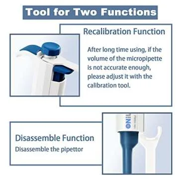High-Accuracy ONiLAB Pipettor - 100-1000μL Adjustable Volume
