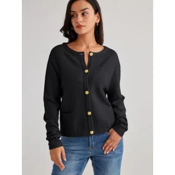 LILLUSORY Women's Cardigan - Trendy Fall Wardrobe Essential