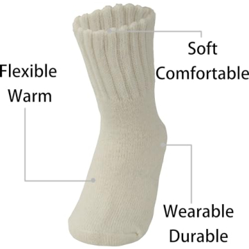 Weweya Wool Boot Socks for Women - Warm & Cozy Winter Gift