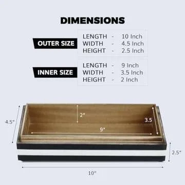 Handicrafts Home Handmade Concentric Collection Decorative Jewelry Box Organizer – Keepsakes, Trin...