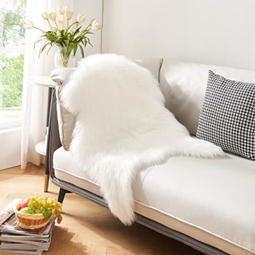 Rainlin Ultra Soft Faux Fur Rug - Washable and Luxurious