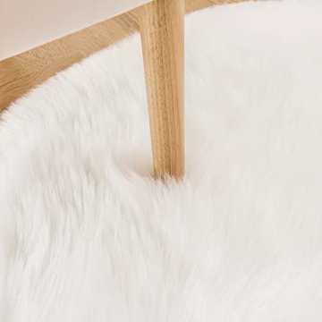 Rainlin Ultra Soft Faux Fur Rug - Washable and Luxurious