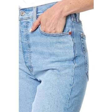 Levi's Women's Ribcage Straight Ankle Jeans - Stylish Fit