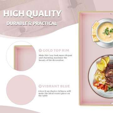 MAONAME Decorative Pink Tray - Stylish & Versatile