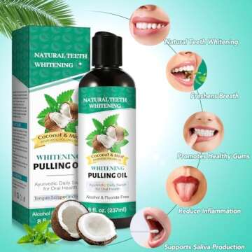 BANYCE Coconut Mouthwash with Tongue Scraper for Fresh Breath