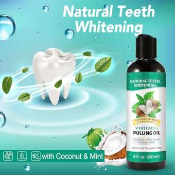 BANYCE Coconut Mouthwash with Tongue Scraper for Fresh Breath