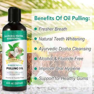 BANYCE Coconut Mouthwash with Tongue Scraper for Fresh Breath