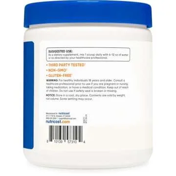 Nutricost L-Carnitine Tartrate Powder (250 Grams) - 1 Gram per Serving, 245 Servings