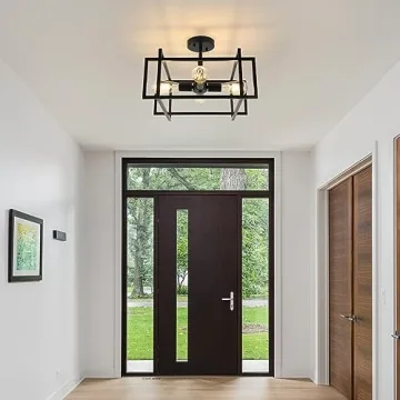 WILON Semi Flush Mount Ceiling Light Fixture for Modern Homes