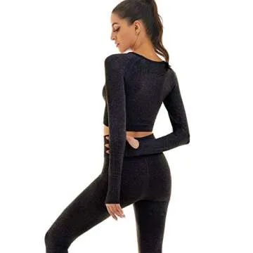 Toplook Women's Seamless Athletic Set for Comfort