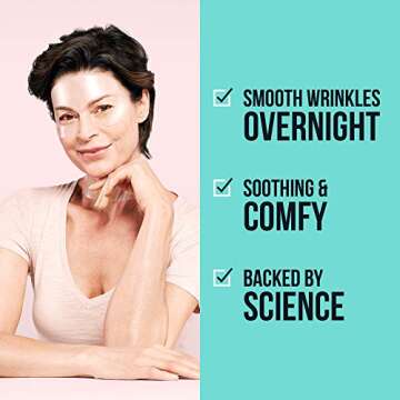 SiO Beauty FaceLift - Anti-Wrinkle Patches for Neck, Forehead, Eye & Smile, Overnight Smoothing Silicone Patches for Fine Lines and Wrinkles