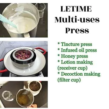 LETIME Multiuses Press for Tinctures and Infused Oils