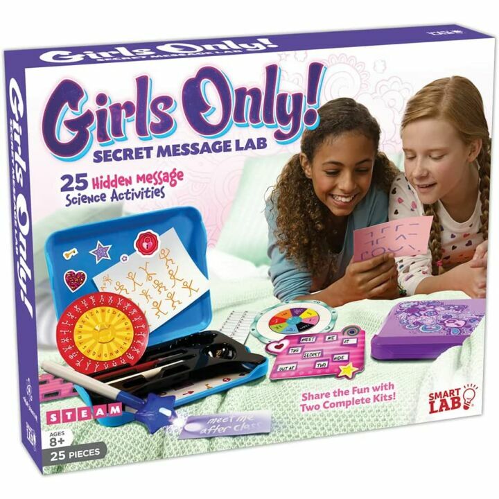 SmartLab Girls Only Secret Message Lab - 25 Activities