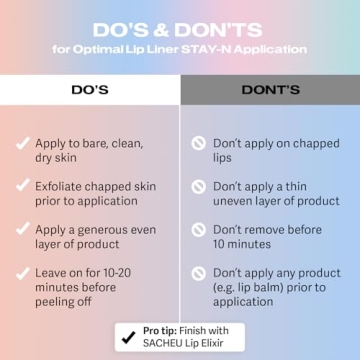 Sacheu Peel Off Lip Liner Tattoo for All Skin Types