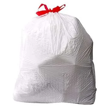 Amazon Basics Flextra Tall Kitchen Drawstring Trash Bags - 13 Gallon, Fresh Scent, 90 Count