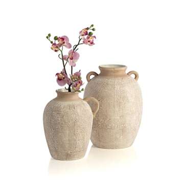 Shiraleah Large Decorative Montecito Jug Vase