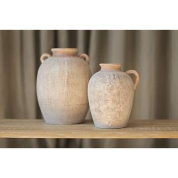 Shiraleah Large Decorative Montecito Jug Vase