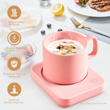 VOBAGA Coffee Mug Warmer Keeps Beverages Warm