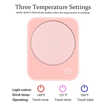 VOBAGA Coffee Mug Warmer Keeps Beverages Warm