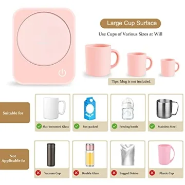 VOBAGA Coffee Mug Warmer Keeps Beverages Warm