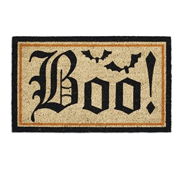 DII Decorative Halloween Welcome Mat, Durable Outdoor Pet Friendly Coir Doormat, Front Door Décor, ...