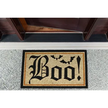 DII Halloween Coir Doormat - Durable & Adorable Decor