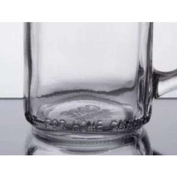 BARCONIC 16 ounce Mason Jar Mug with Handle - Case of 12