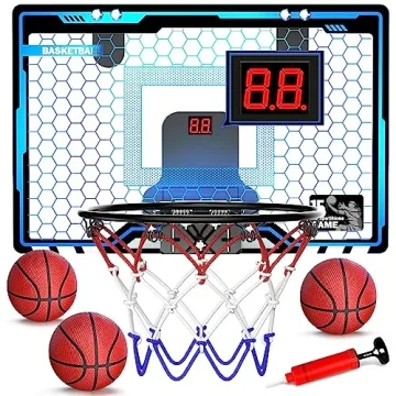 HopeRock Indoor Mini Basketball Hoop for Kids - Fun & Engaging