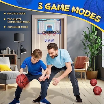 HopeRock Indoor Mini Basketball Hoop - Fun & Engaging for Kids