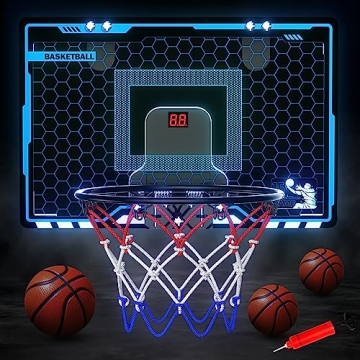 HopeRock Indoor Mini Basketball Hoop - Fun & Engaging for Kids